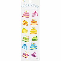 Stickiville Birthday Cakes Stickers - Holographic