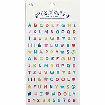 Stickiville Standard - Alphabets (Matte Paper with Glitter)