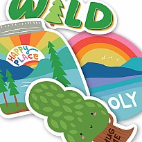 Stickiville Stickers: Wild Outdoors - Vinyl (4 Die-Cut)
(Vinyl)