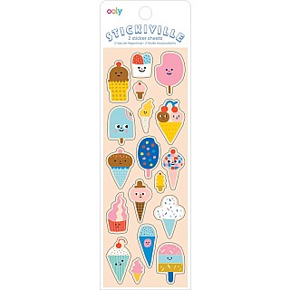 Stickiville Stickers X Suzy: Ice Cream - Skinny (2 Sheets)
(Glitter)