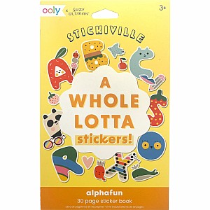 Stickiville x Suzy Ultman: A Whole Lotta Stickers! Sticker Book - Alpha-Fun