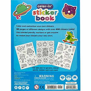 Stickiville Color-In' Sticker Book: Cute-A-Licious Doodles