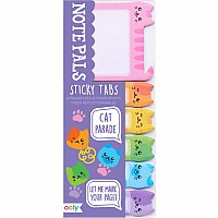 Note Pals Sticky Tabs - Cat Parade (1 Pack)