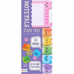 Note Pals Sticky Tabs - Cat Parade (1 Pack)