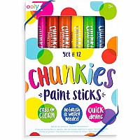 Ooly Chunkies Paint Sticks - Original Pack (Set of 12)