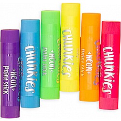 Chunkies Paint Sticks  Neon - Set Of 6