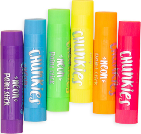 Chunkies Paint Sticks - Neon - Set of 6