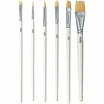 Chroma Blends Watercolor Paint Brushes - Set of 6