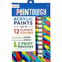 Paintology Acrylic Paint Set - Classic Colors - Set of 12