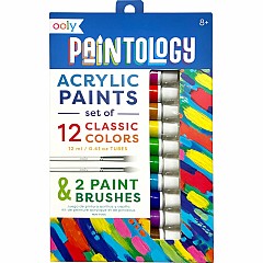 Paintology Acrylic Paint Set - Classic Colors - Set of 12