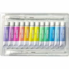 Paintology Acrylic Paints Set - Pastel Colors - Set of 12