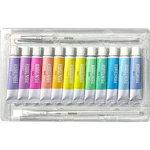 Paintology Acrylic Paints Set - Pastel Colors - Set of 12