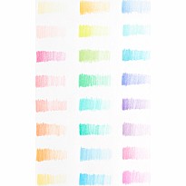 Pastel Hues Colored Pencils Set Of 24