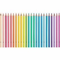 Pastel Hues Colored Pencils Set Of 24
