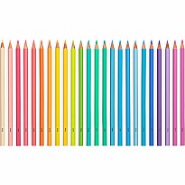 Pastel Hues Colored Pencils Set Of 24