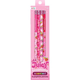 Lil Juicy Scented Graphite Pencils - Strawberry