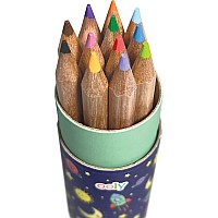 Mini Colored Pencils With Sharpener 