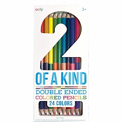 2 Of A Kind Double-Ended Colored Pencils - Set of 12