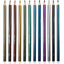 Color Sheen Metallic Colored Pencils - Set of 12