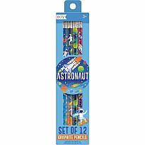 Astronaut Graphite Pencils - Set of 12