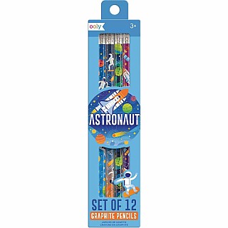 Astronaut Graphite Pencils - Set of 12