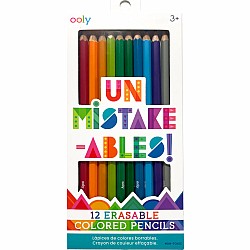 Un-Mistakeables! Erasable Colored Pencils - Set of 12