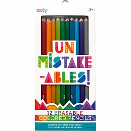 Un-Mistakeables! Erasable Colored Pencils - Set of 12