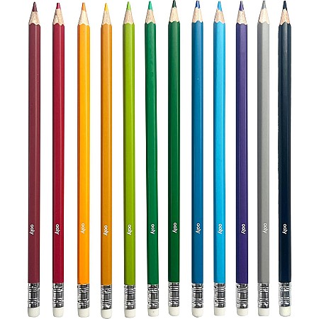 Un-Mistakeables! Erasable Colored Pencils - Set of 12