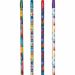 Monster Graphite Pencils - Set of 12