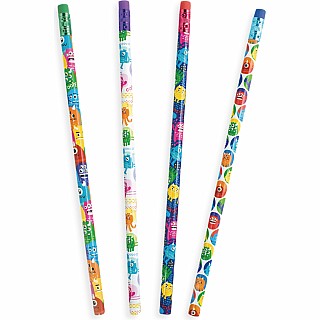 Monster Graphite Pencils - Set of 12
