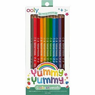 Yummy Yummy Fruit Scented Colored Pencils - Set of 12