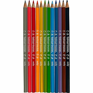 Yummy Yummy Fruit Scented Colored Pencils - Set of 12