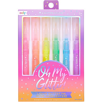 Oh My Glitter Highlighters Set Of 6