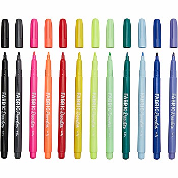 Fabric Doodlers, 12 ct Fabric Markers