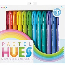 Pastel Hues Markers - Set of 12