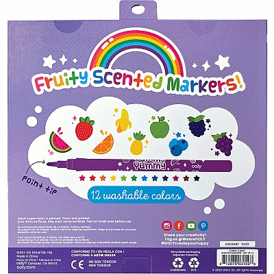 Yummy Yummy Scented Markers - Set of 12