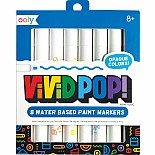 Vivid Pop! Water Based Paint Markers - 8 Colors