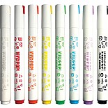 Vivid Pop! Water Based Paint Markers - 8 Colors