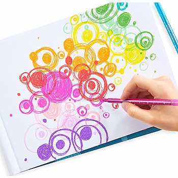 Rainbow Sparkle Glitter Markers - Set of 15