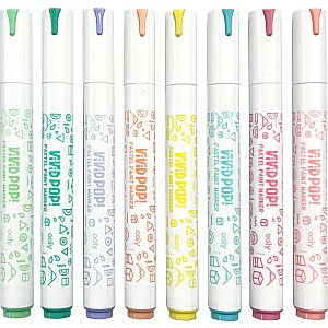 Vivid Pop! Water Based Paint Markers - Pastel - Set of 8