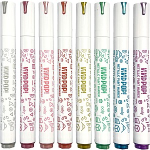 Vivid Pop! Water Based Paint Markers - Metallic - Set of 8