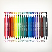 Color Luxe Double-Ended Markers - Set of 20