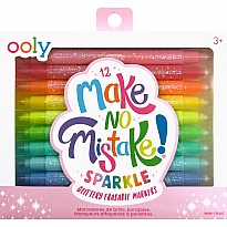 Make No Mistake! Sparkle Glittery Erasable Markers - Set of 12