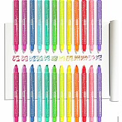 Make No Mistake! Sparkle Glittery Erasable Markers - Set of 12