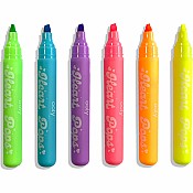 Heart Pops Neon Highlighters - Set of 6