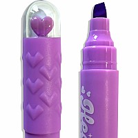Heart Pops Neon Highlighters - Set of 6