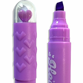Heart Pops Neon Highlighters - Set of 6