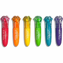 Lucky Cat Paw Scented Neon Highlighters - Set of 6
