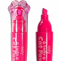 Lucky Cat Paw Scented Neon Highlighters - Set of 6