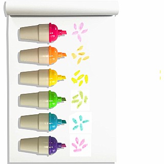 Sweet Scoops Scented Neon Highlighters - Set of 6